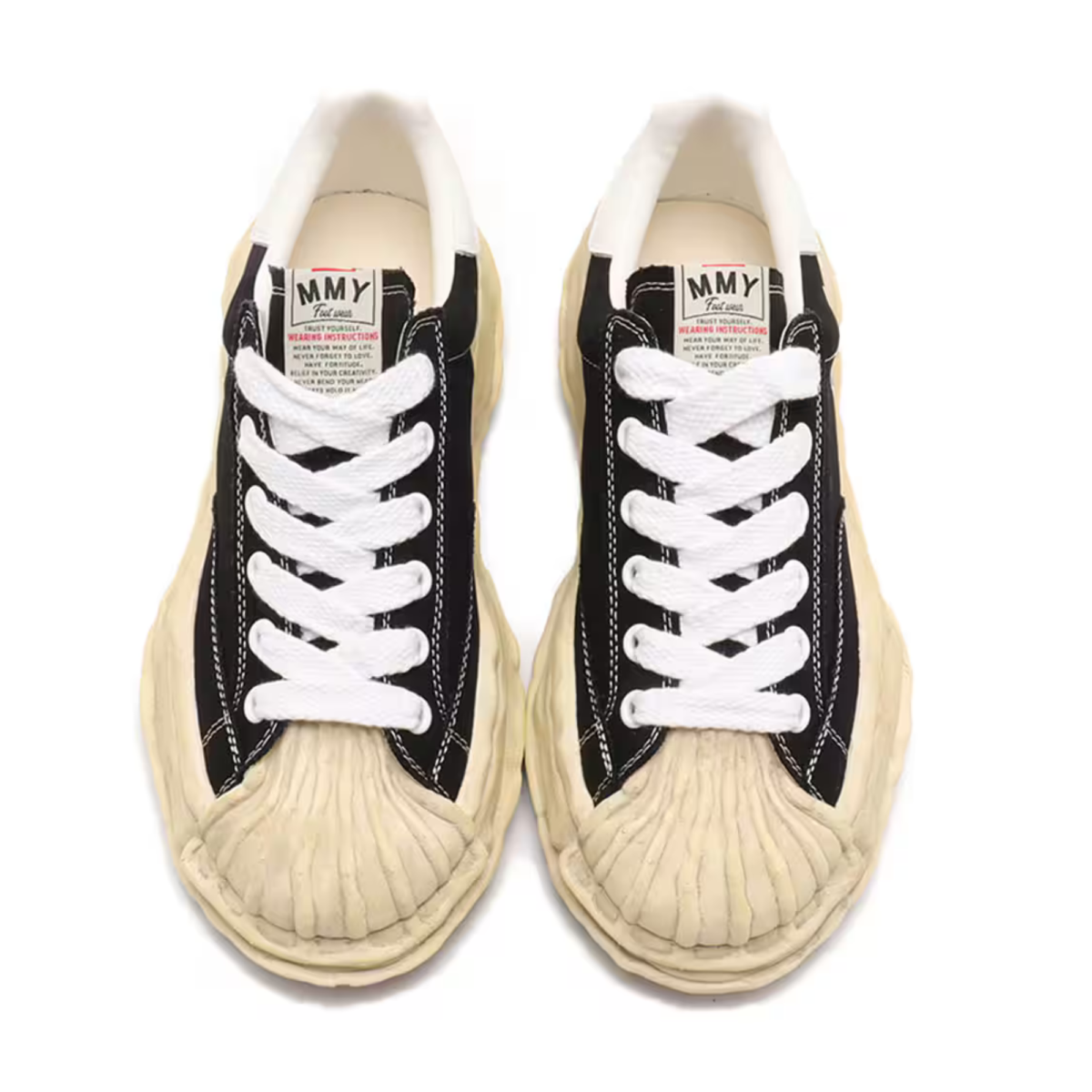 Maison Mihara Yasuhiro Blakey Vintage Canvas Low - vista superior