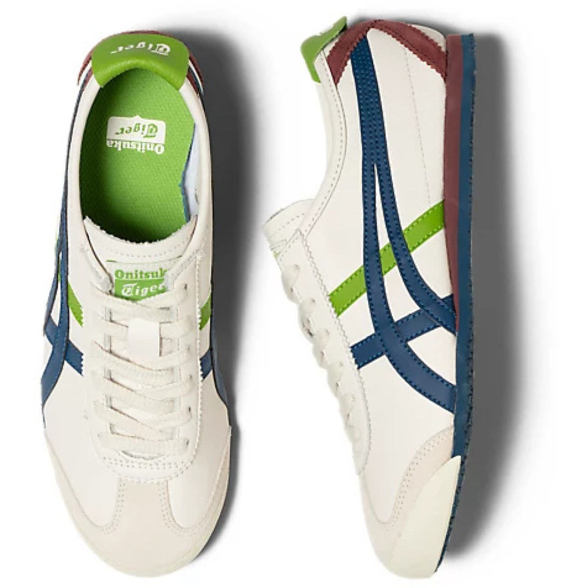 Onitsuka Tiger Mexico 66 Cream Mako Blue - vista superior