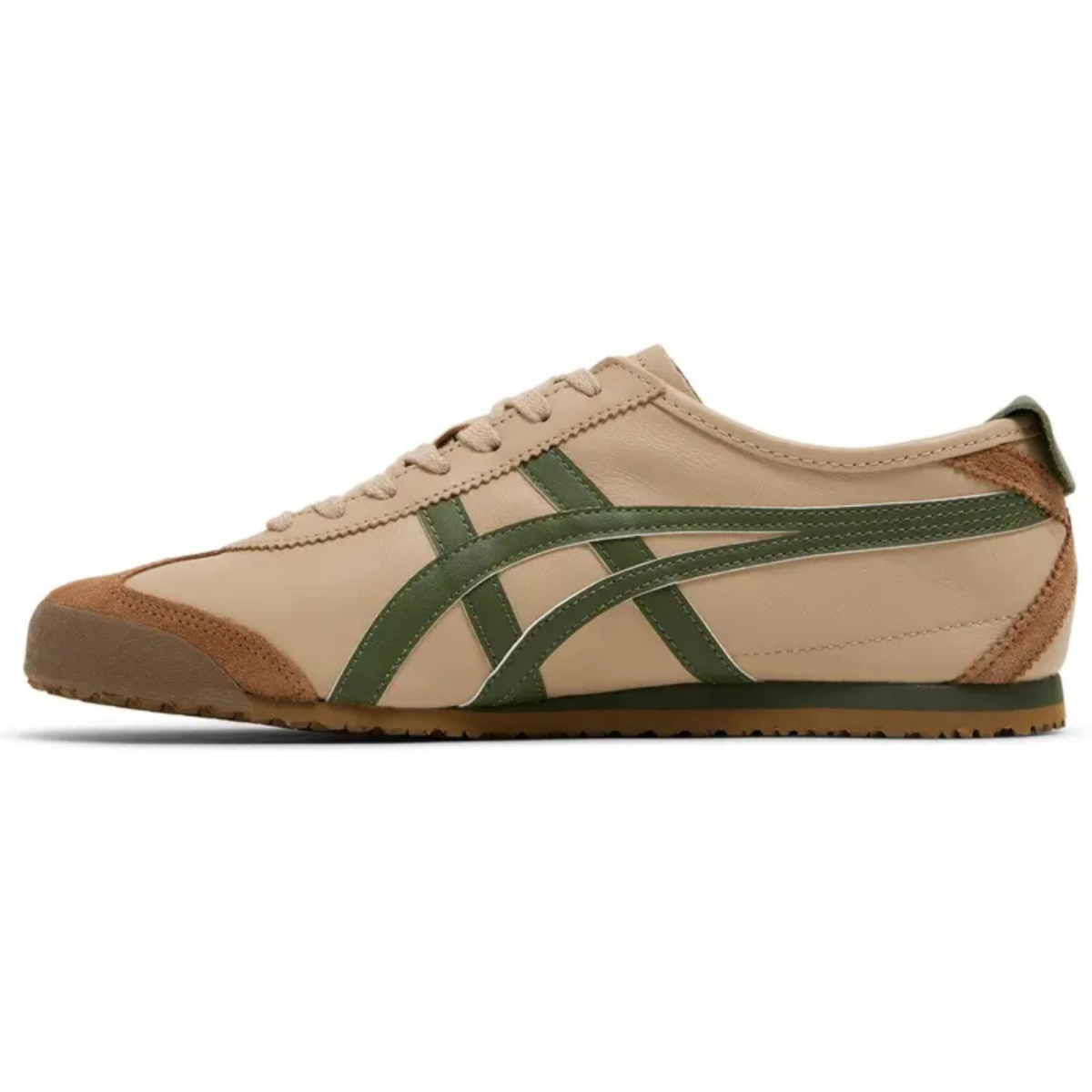 Onitsuka Tiger Mexico 66 Beige Grass Green - vista lateral