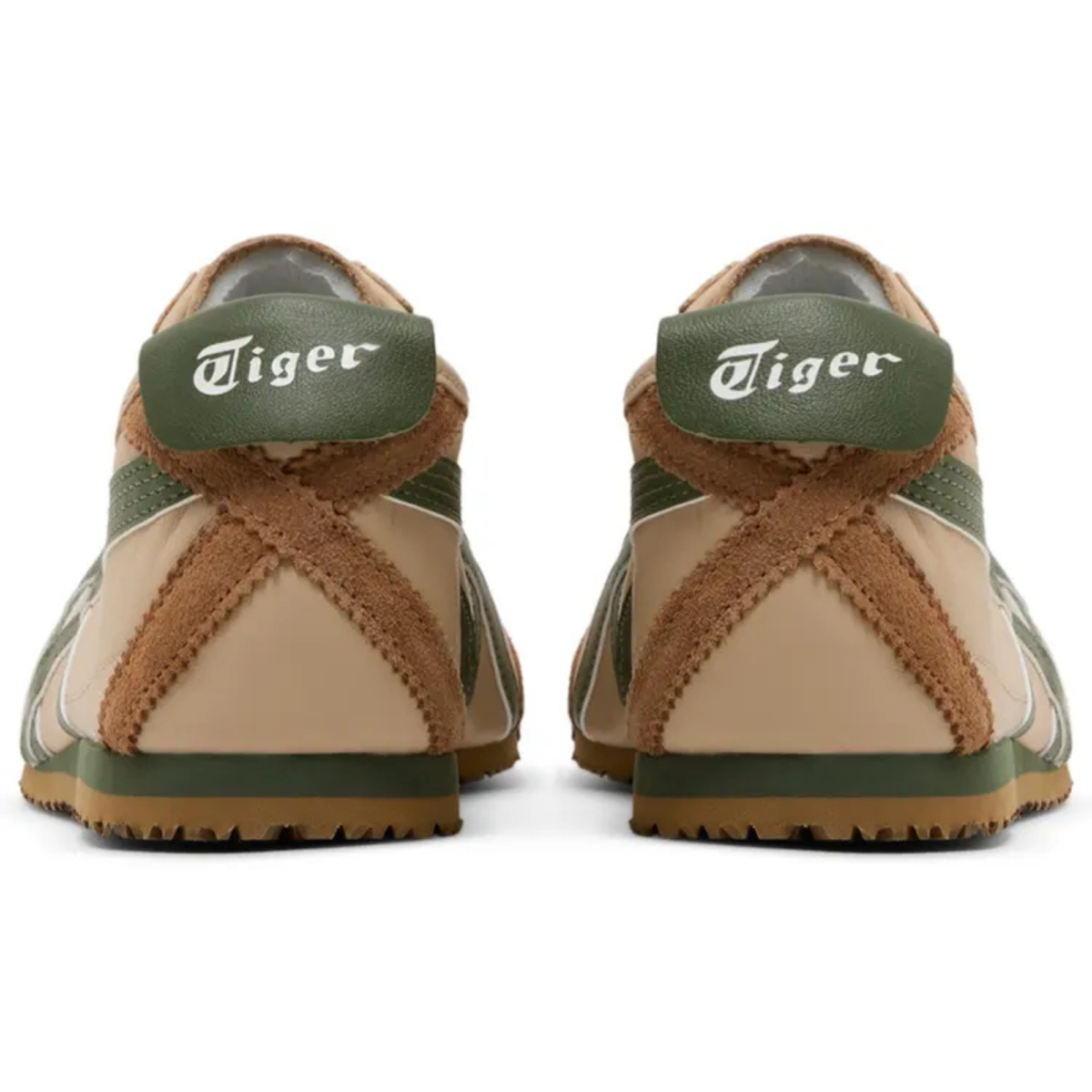 Onitsuka Tiger Mexico 66 Beige Grass Green - vista traseira