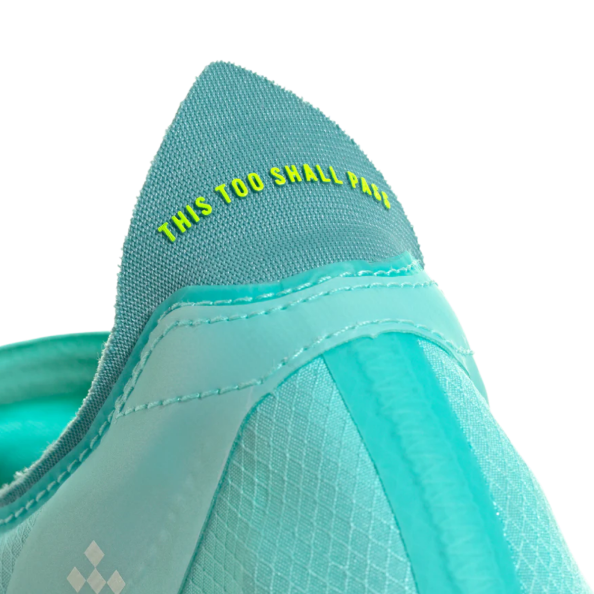 Adizero Adios Pro 4 Flash Aqua Lucid Lemon - vista traseira
