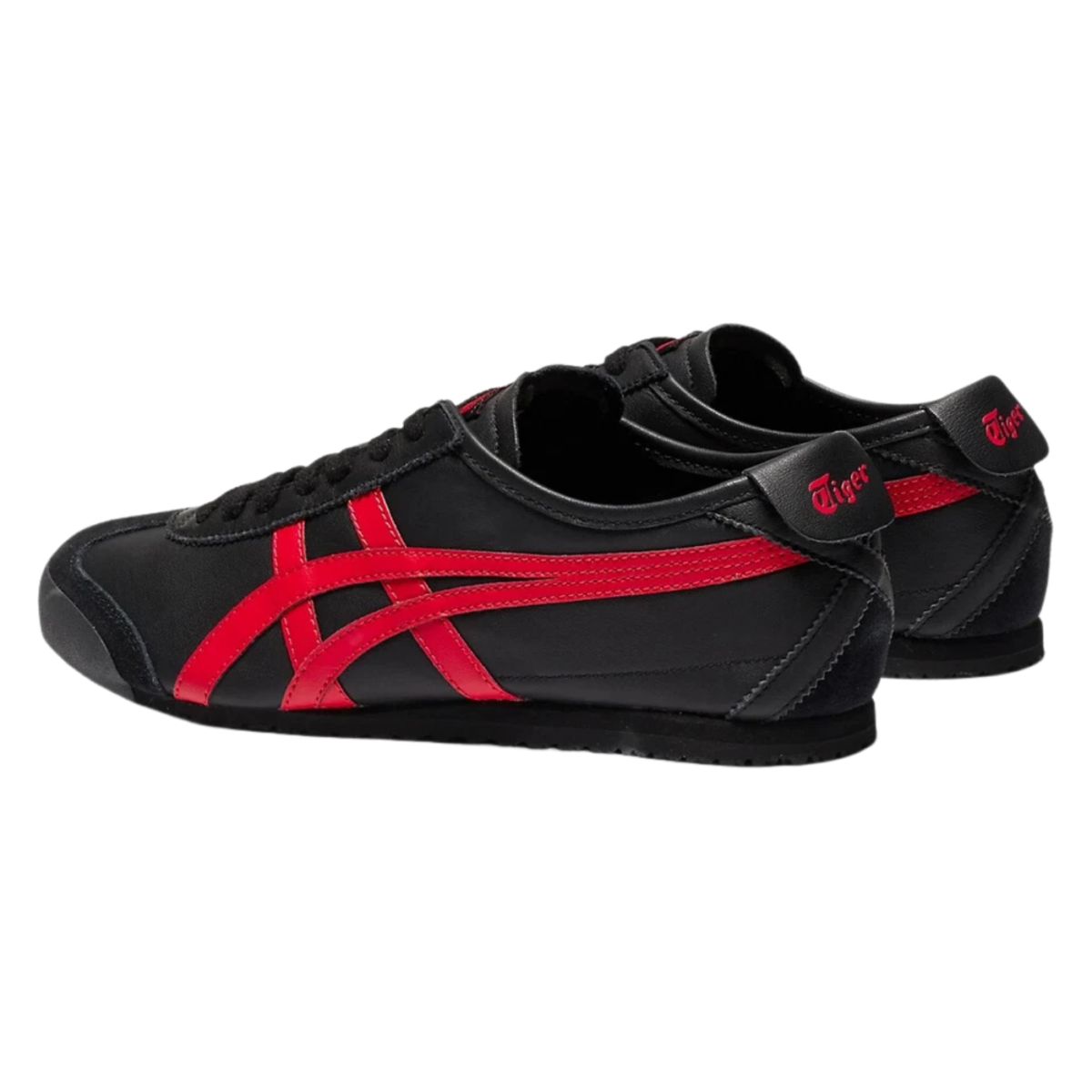 Onitsuka Tiger Mexico 66 Black / Classic Red - vista lateral
