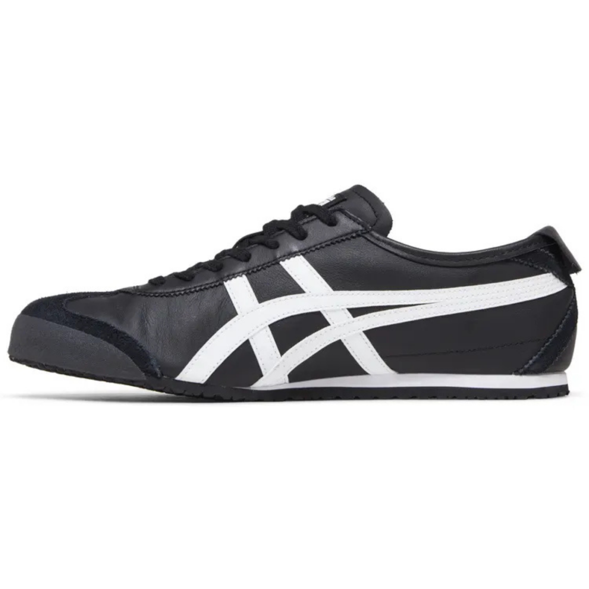 Onitsuka Tiger Mexico 66 Black White - vista lateral