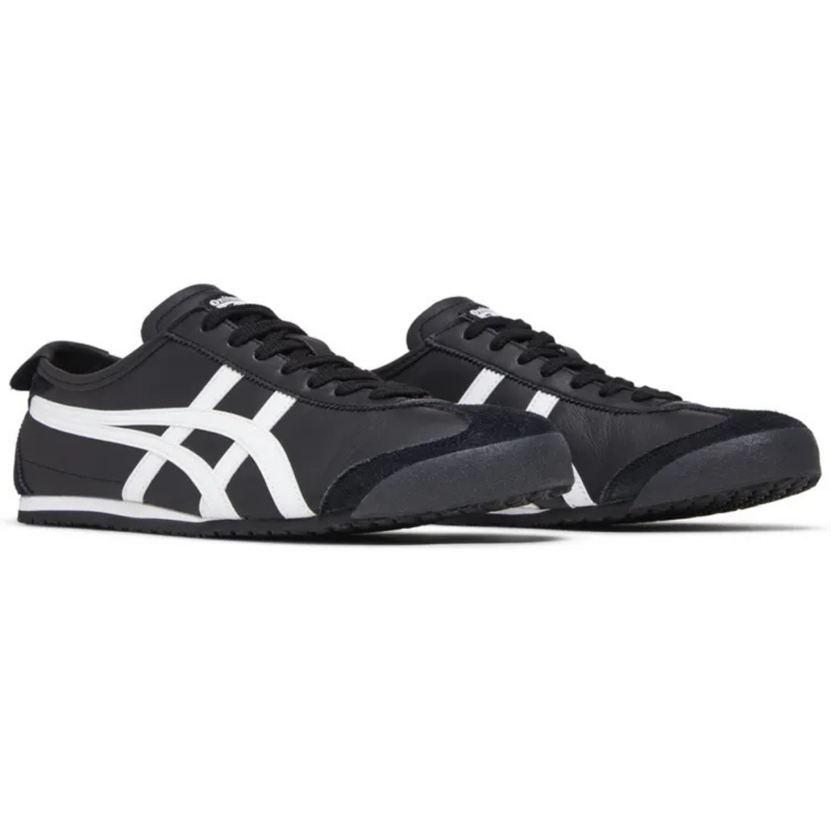 Onitsuka Tiger Mexico 66 Black White - vista lateral