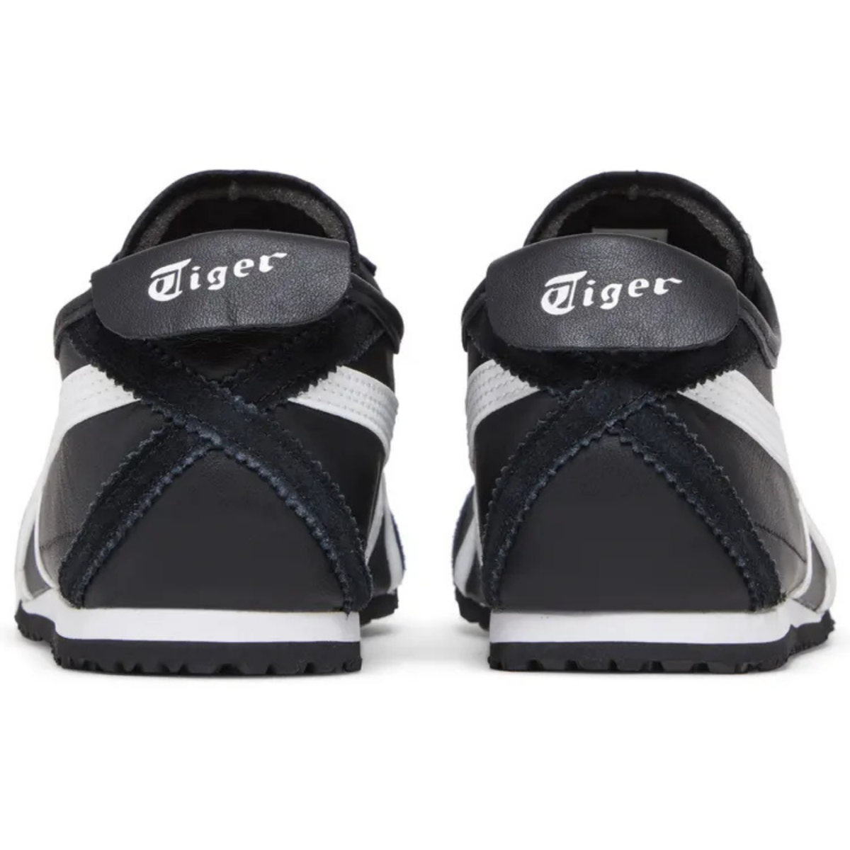 Onitsuka Tiger Mexico 66 Black White - vista traseira
