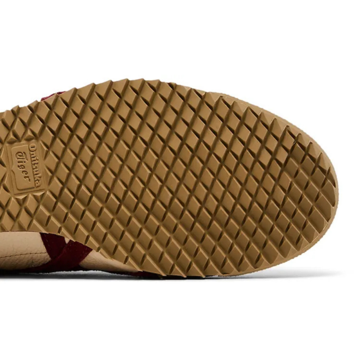 Onitsuka Tiger Mexico 66 SD Beige / Beet Juice - detalhe do solado