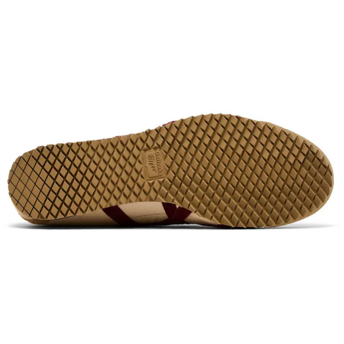 Onitsuka Tiger Mexico 66 SD Beige / Beet Juice - detalhe do solado