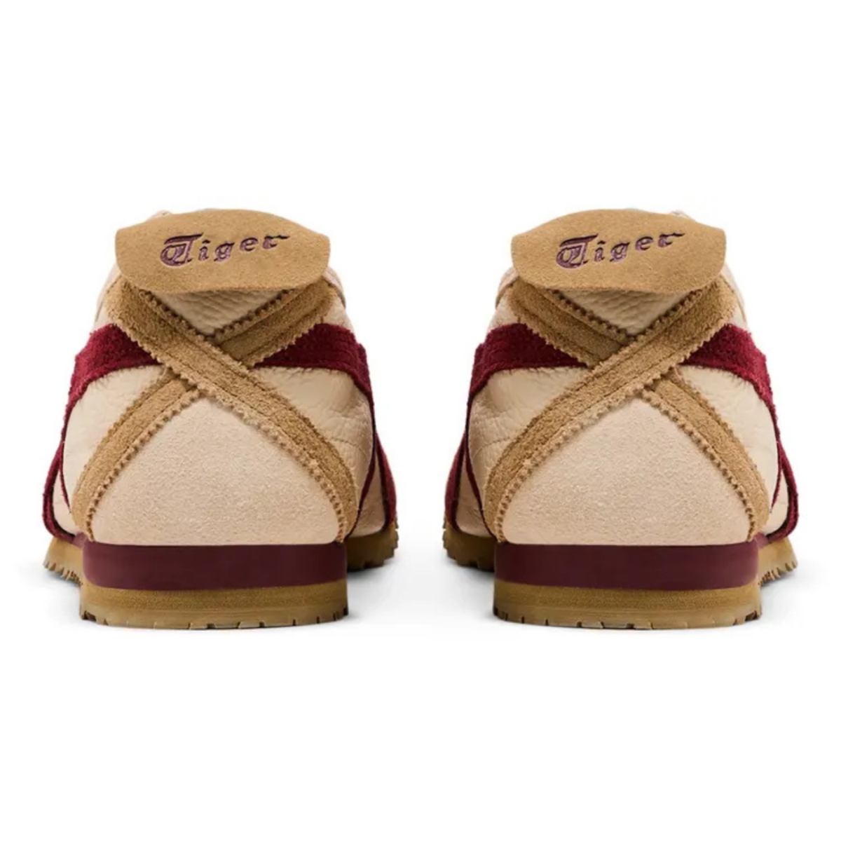 Onitsuka Tiger Mexico 66 SD Beige / Beet Juice - vista traseira
