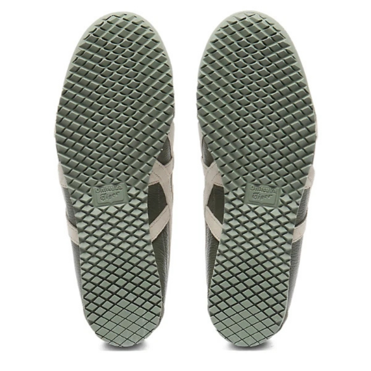Onitsuka Tiger Mexico 66 SD Vintage Mantle Green Ivory - detalhe do solado