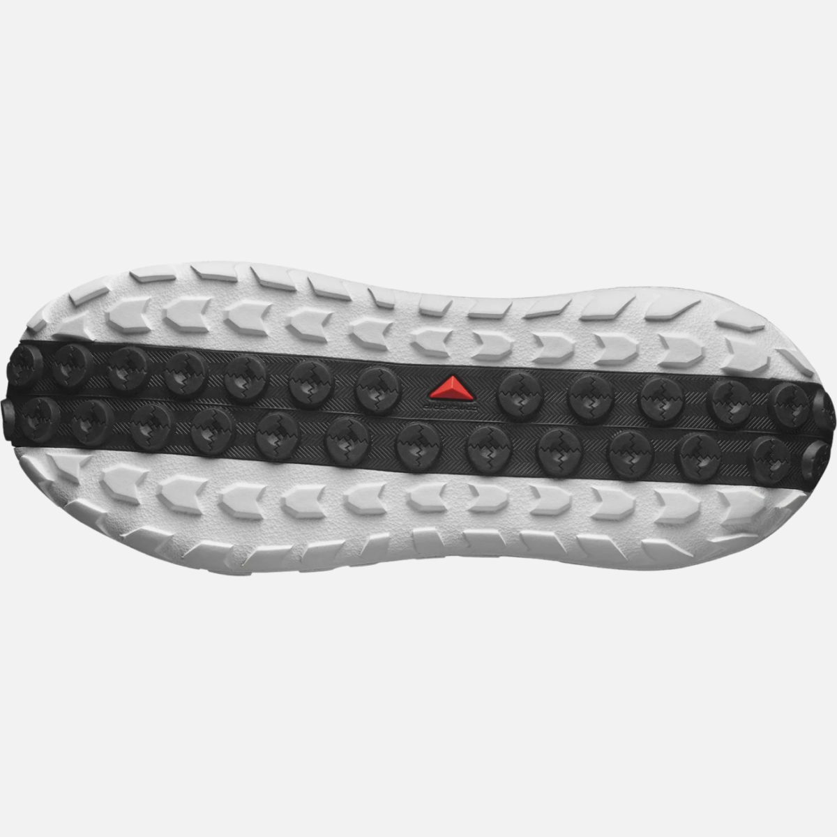 Salomon Solamphibian White/Black/Red Orange - vista do solado
