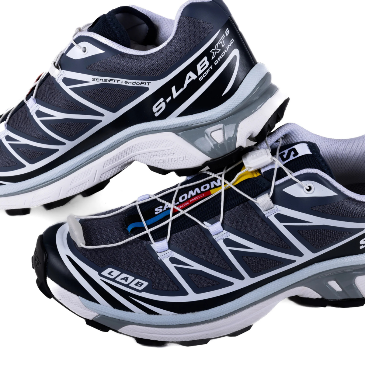 Salomon XT-6 Grisaille/Blue Nights - vista lateral