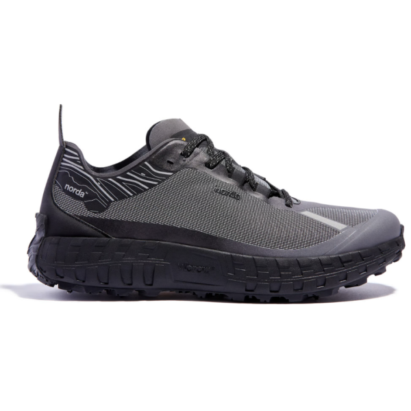 Tênis Norda Dyneema 001 Black Spikes - Corrida e Trilha Impermeável